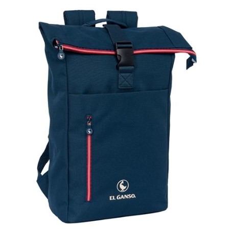 SAFTA MOCHILA SOLAPA PARA PORTÁTIL 15,6" EL GANSO "CLASSIC" 15,3L AZUL