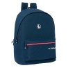 SAFTA MOCHILA DOBLE PARA PORTÁTIL 15,6"+USB EL GANSO "CLASSIC" 24,55L AZUL