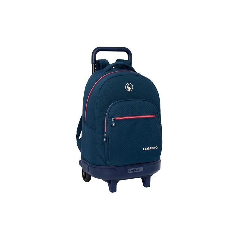 SAFTA MOCHILA GRANDE C/RUEDAS COMPACT EXTRAIBLE EL GANSO "CLASSIC"