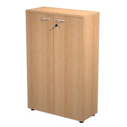 ARTEXPORT ARMARIO MEDIO PRESTO CON PUERTAS 2 ESTANTES 22MM REGULABLES CON TRASERA HAYA