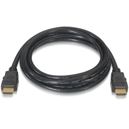 AISENS CABLE HDMI V2.0 PREMIUM ALTA VELOCIDAD/ HEC 4K@60HZ 18GBPS CON REPETIDOR, A/M-A/M, NEGRO,15 M