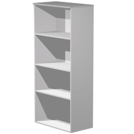ARTEXPORT ESTANTERÍA ALTA PRESTO ABIERTA 3 ESTANTES 22MM CON TRASERA GRIS