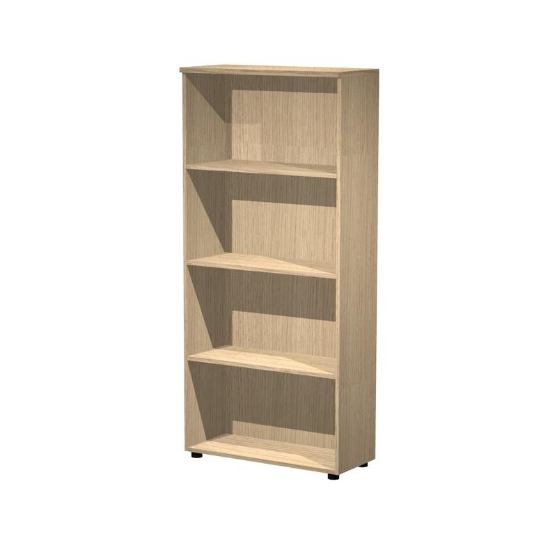 ARTEXPORT ESTANTERÍA ALTA PRESTO ABIERTA 3 ESTANTES 22MM CON TRASERA ROBLE