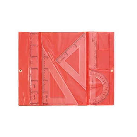 SAFTA CONJUNTO DIBUJO ESCOLAR DE REGLAS