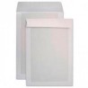 SAM SOBRE PAPEL 90GR DIN C4 INTERNACIONAL CON TIRA DE SILICONA RESPALDO CARTON 229X324 MM OFFSET BLANCO -CAJA 100U-