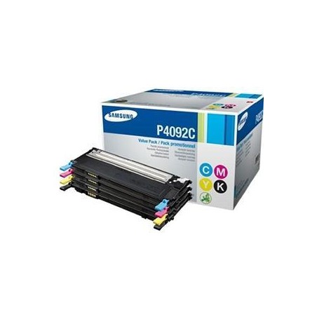 SAMSUNG CLP-315,CLP-310 CLX-3170/3175 PACK TONER CIAN, MAGENTA, AMARILLO, NEGRO CLTP4092C