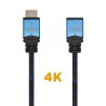 AISENS CABLE HDMI V2.0 PROLONGADOR PREMIUM ALTA VELOCIDAD / HEC 4K@60HZ 18GPS, A/M - A/H NEGRO/AZUL 2.0M