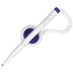 SCHNEIDER BOLÍGRAFO KLICK-FIX-PEN M TINTA AZUL COLOR BLANCO