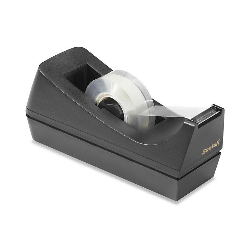 SCOTCH DISPENSADOR PARA ROLLOS NEGRO DE 33 METROS