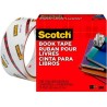 SCOTCH CINTA ADHESIVA TRANSPARENTE PARA REPARACIÓN DE LIBROS PP ROLLO 38,1MM X 13,7M