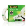 SCOTCH MAGIC CINTA ADHESIVA INVISIBLE 810 ROLLO 19MM X 66M CAJA INDIVIDUAL