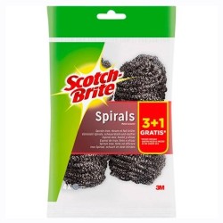SCOTCH BRITE ESTROPAJO DE ACERO 3+1
