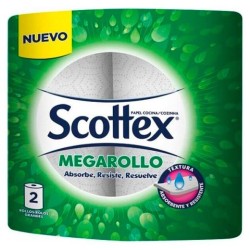 SCOTTEX ORIGINAL PAPEL DE COCINA MEGARROLLO PACK DE 2U