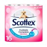 SCOTTEX ORIGINAL PAPEL HIGIÉNICO DOBLE CAPA PACK DE 16 ROLLOS