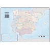 SELVI MAPA MUDO POLÍTICO DE ESPAÑA A4 -50U-