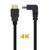 AISENS CABLE HDMI V2.0 ACODADO PREMIUM ALTA VELOCIDAD HEC 4K@60HZ 18GBPS A/M - A/M NEGRO 2M