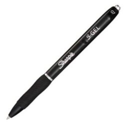 SHARPIE BOLÍGRAFO S-GEL PUNTA MEDIA 0.7MM NEGRO