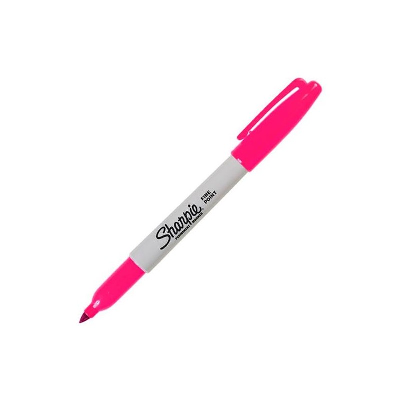 SHARPIE MARCADOR PERMANENTE PUNTA FINA MAGENTA