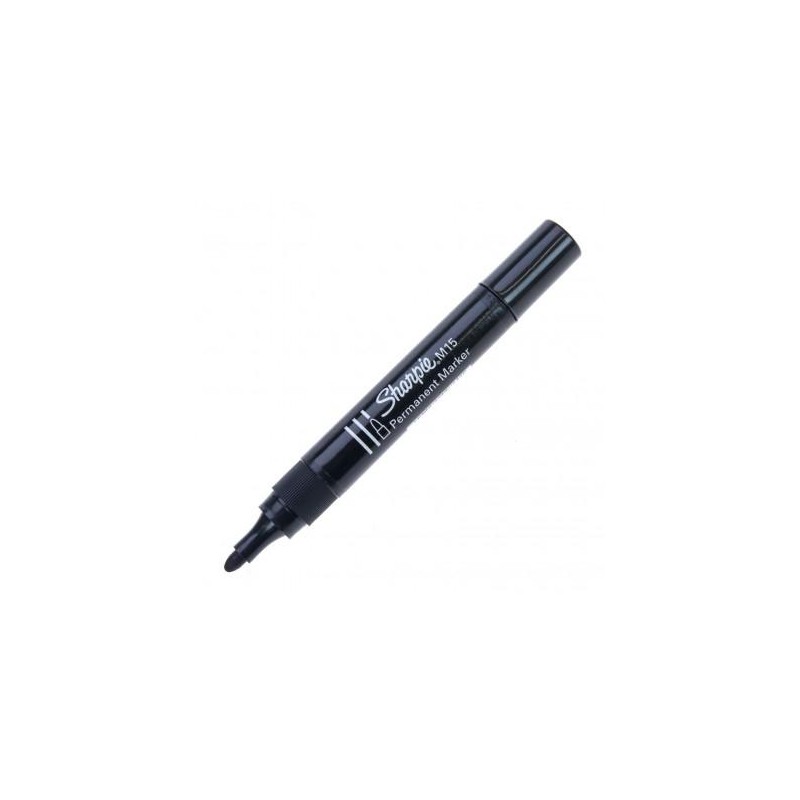 SHARPIE MARCADOR PERMANENTE NEGRO M15 PUNTA REDONDA 12 UD
