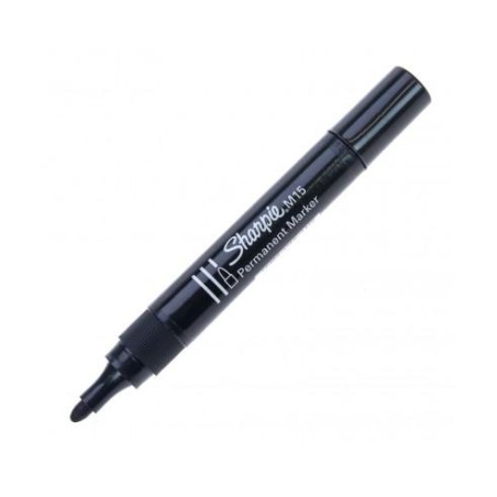 SHARPIE MARCADOR PERMANENTE NEGRO M15 PUNTA REDONDA 12 UD
