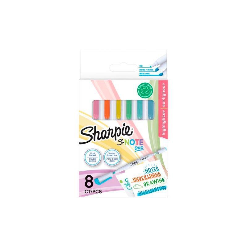 SHARPIE ROTULADORES CREATIVOS S-NOTE DUO C/SURTIDOS ESTUCHE 8 UD