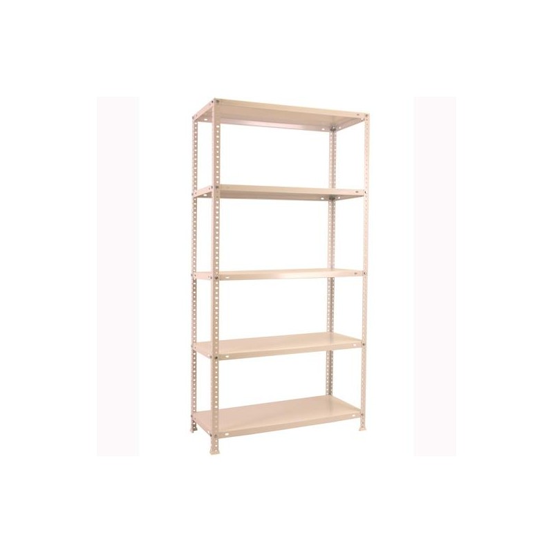 SIMONRACK KIT ADVANTAGE MINI 5/400 ESTANTERÍA METÁLICA TORNILLOS 5 BALDAS/75KG 180X80X40CM BLANCO