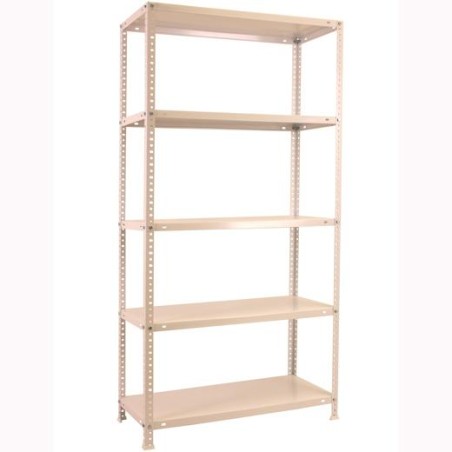 SIMONRACK KIT ADVANTAGE MINI 5/400 ESTANTERÍA METÁLICA TORNILLOS 5 BALDAS/75KG 180X80X40CM BLANCO