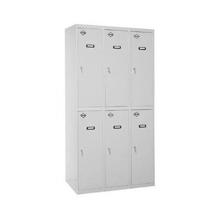SIMONRACK TAQUILLA METÁLICA SIMONLOCKER PROF. MON. TANDEM 3/6 300 (900) 180X90X50CM GRIS