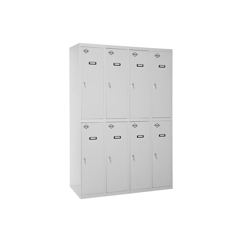 SIMONRACK TAQUILLA METÁLICA SIMONLOCKER PROF. MON. TANDEM 4/8 300 (1200) 180X120X50CM GRIS