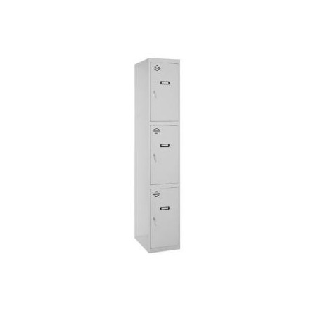 SIMONRACK CASILLERO METÁLICO SIMONLOCKER 3P MONOBLOQUE 1/3 1800X300X500 GRIS