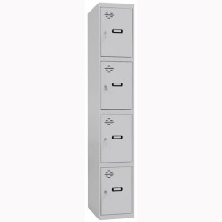 SIMONRACK CASILLERO METÁLICO SIMONLOCKER 4P MONOBLOQUE 180X50X30CM GRIS