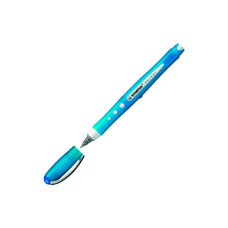 STABILO ROLLER TINTA LÍQUIDA WORKER PUNTA MEDIA AZUL