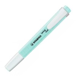 STABILO MARCADOR FLUORESCENTE SWING COOL PASTEL AZUL NUBLADO CAJA 10 UD