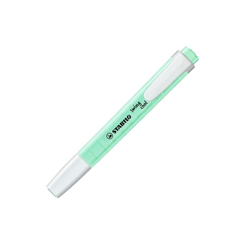 STABILO MARCADOR FLUORESCENTE SWING COOL PASTEL MENTA CAJA 10 UD