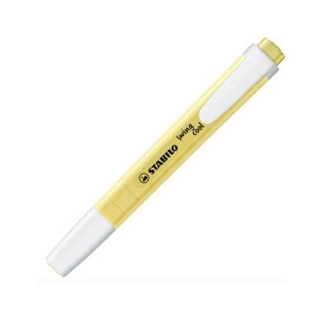 STABILO MARCADOR FLUORESCENTE SWING COOL PASTEL AMARILLO CAJA 10 UD