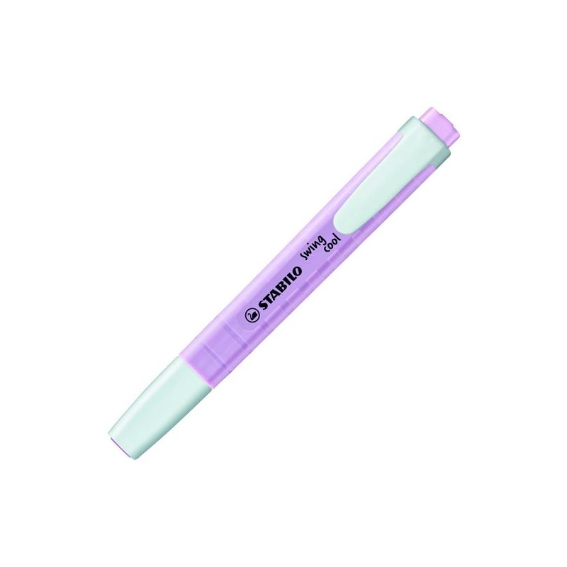 STABILO MARCADOR FLUORESCENTE SWING COOL PASTEL VIOLETA CAJA 10 UD