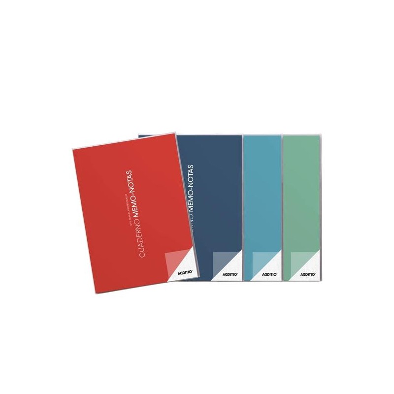 ADDITIO CUADERNO MEMO-NOTAS A4 PARA EL PROFESORADO PVC 128 PÁGINAS C/SURTIDOS