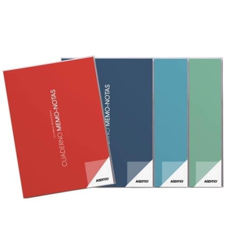 ADDITIO CUADERNO MEMO-NOTAS A4 PARA EL PROFESORADO PVC 128 PÁGINAS C/SURTIDOS