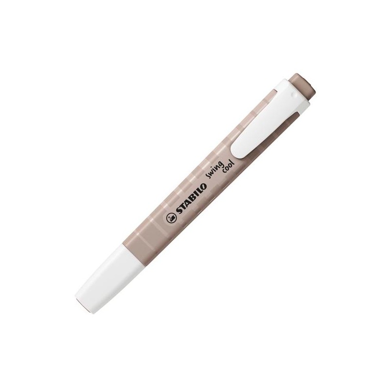 STABILO MARCADOR SWING COOL NATURECOLORS GRIS CÁLIDO CAJA 10 UD