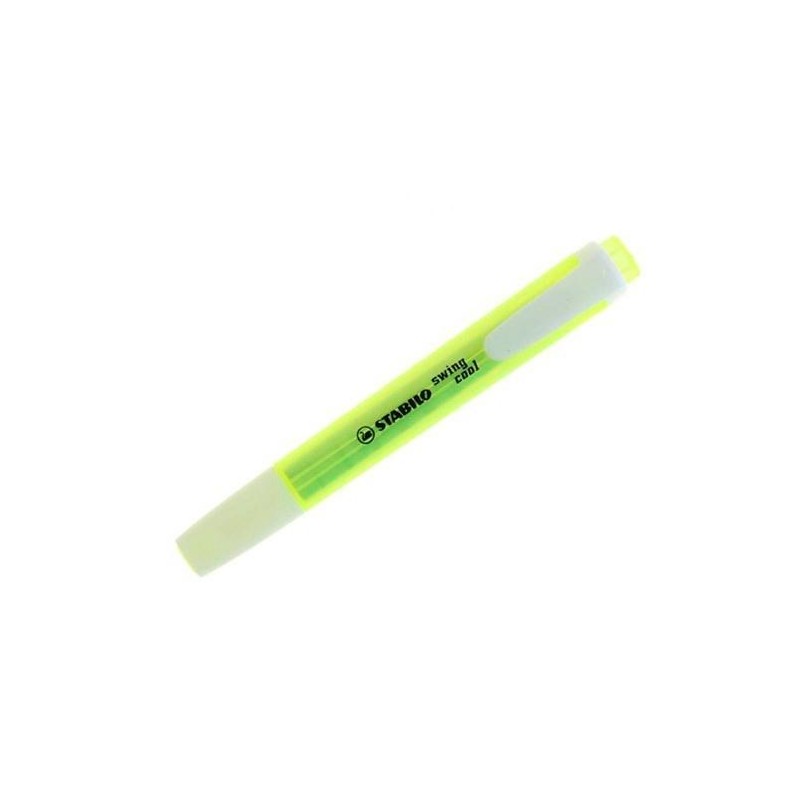 STABILO MARCADOR FLUORESCENTE SWING COOL AMARILLO CAJA 10 UD