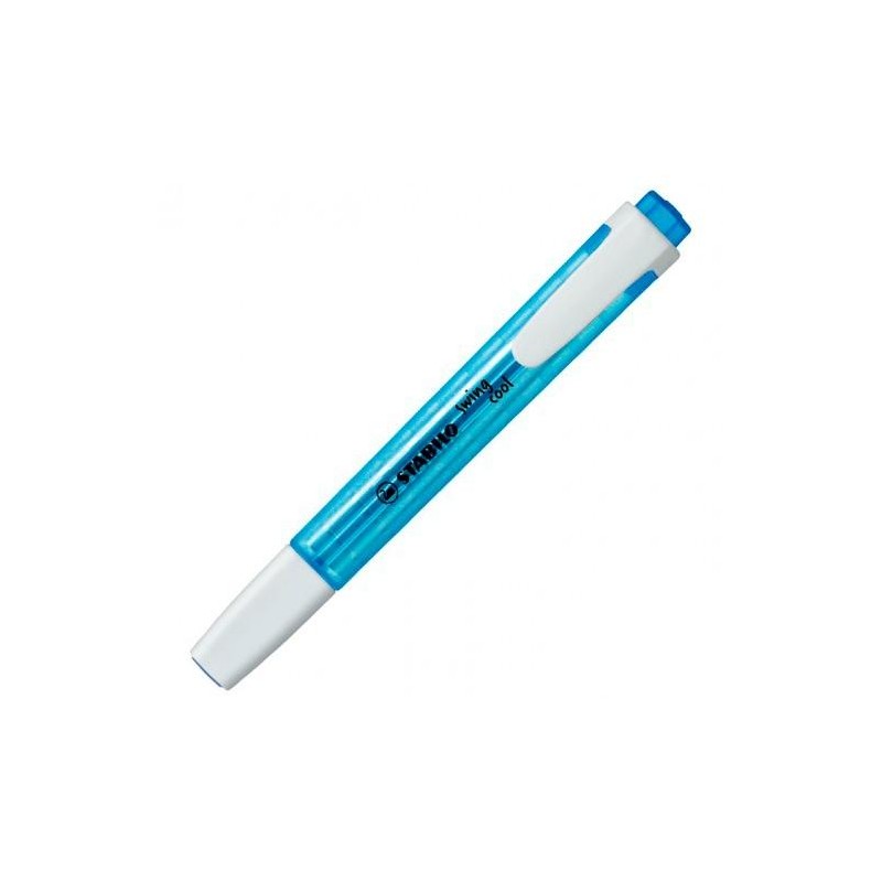 STABILO MARCADOR FLUORESCENTE SWING COOL AZUL CAJA 10 UD