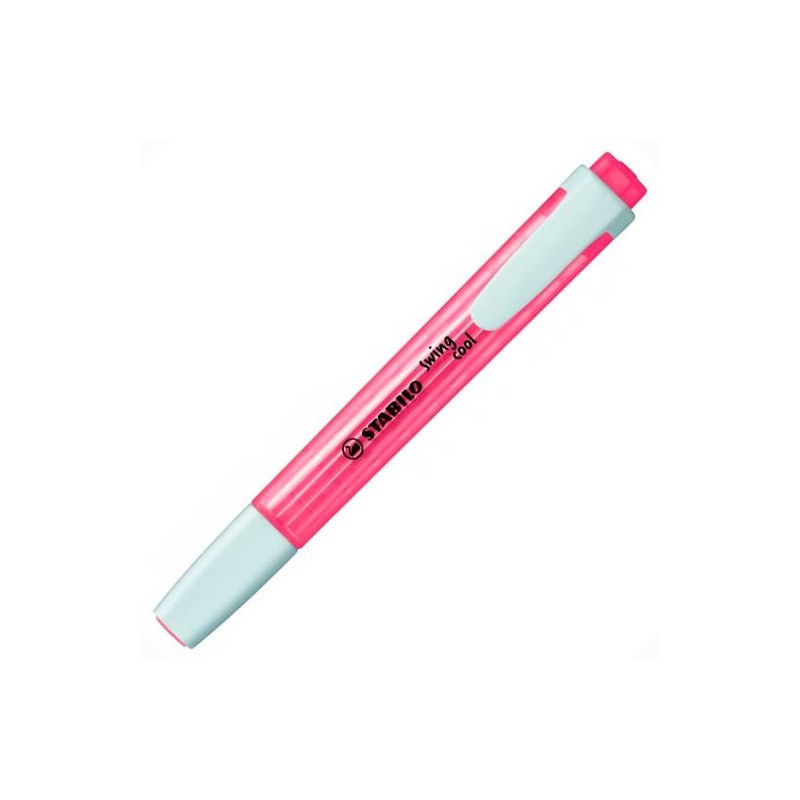 STABILO MARCADOR FLUORESCENTE SWING COOL ROJO CAJA 10 UD