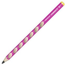 STABILO LÁPIZ GRAFITO EASYGRAPH PARA ZURDOS HB ROSA CAJA 6 UD