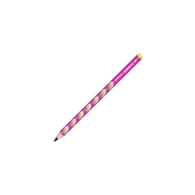 STABILO LÁPIZ GRAFITO EASYGRAPH PARA ZURDOS HB ROSA CAJA 6 UD