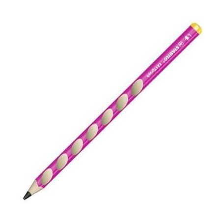 STABILO LÁPIZ GRAFITO EASYGRAPH PARA ZURDOS HB ROSA CAJA 6 UD