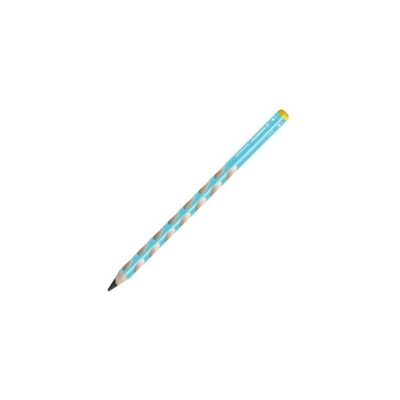 STABILO LÁPIZ GRAFITO EASYGRAPH PARA ZURDOS HB AZUL CAJA 6 UD