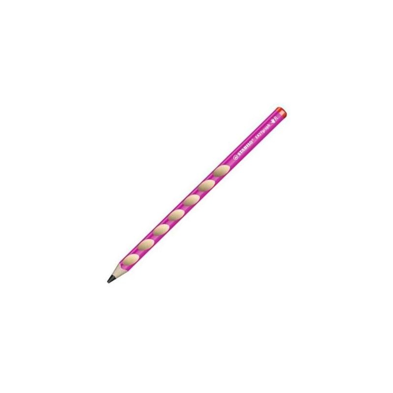 STABILO LÁPIZ GRAFITO EASYGRAPH PARA DIESTROS HB ROSA CAJA 12 UD
