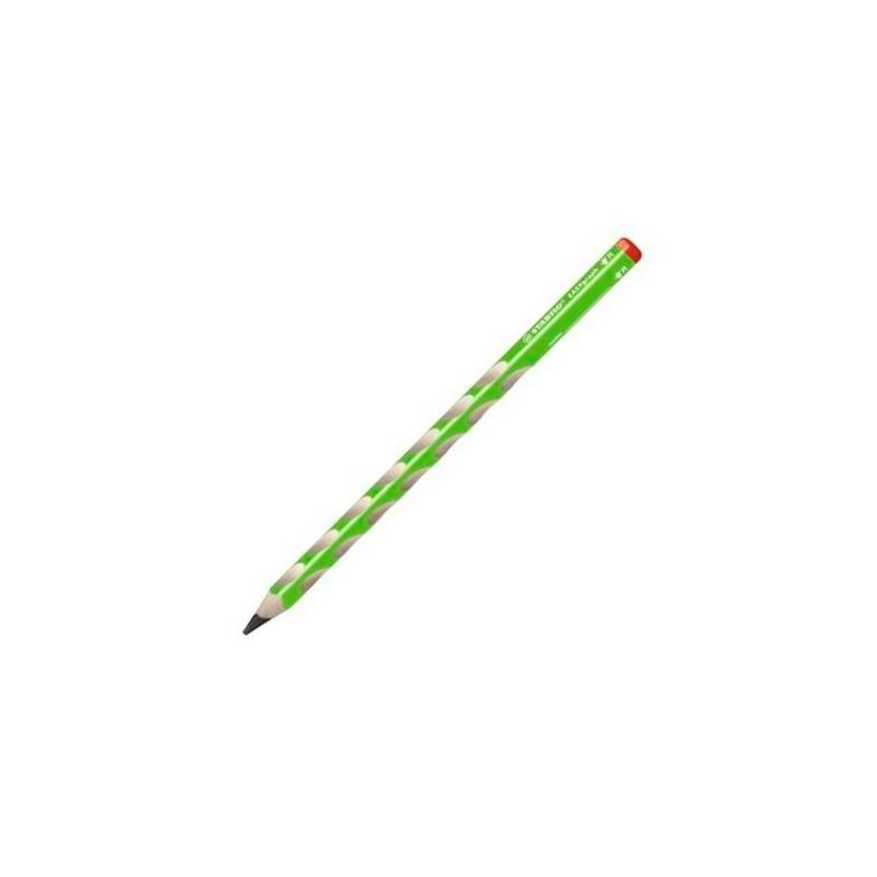 STABILO LÁPIZ GRAFITO EASYGRAPH PARA DIESTROS HB VERDE CAJA 12 UD