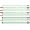 STABILO SWANO LAPIZ GRAFITO CON GOMA PASTEL VERDE -12U-