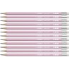 STABILO SWANO LAPIZ GRAFITO CON GOMA PASTEL ROSA -12U-